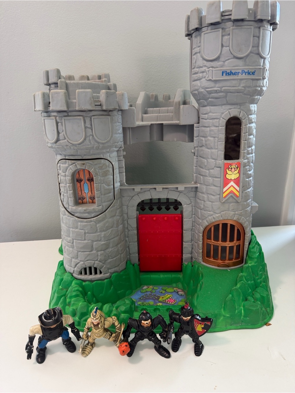 Vintage Fisher Price 1994 Great Adventures Medieval Castle Only Playset #7110